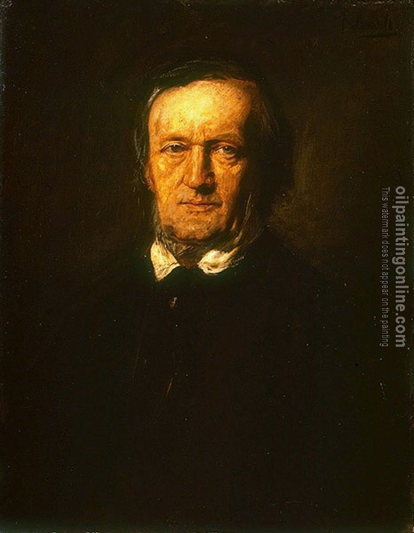 Franz von Lenbach - Portrait of Richard Wagner